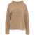 Liu Jo Knit sweater with zip Brown