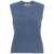 Kaos Fluffy knit vest Blue