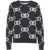 LIU JO SPORT Jacquard monogram sweater Black