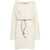 Liu Jo Collection Knit coat with belt White