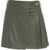 Liu Jo Collection Mini pleated skirt in faux leather Green