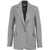 Liu Jo Collection Single breasted blazer in lurex® Silver