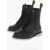 Dr. Martens Yohji Yamamoto Textured Leather Virginia Boots With Double Z Black