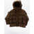 DSQUARED2 Nylon Padded Jacket With Hidden Closure Brown