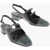 CAREL PARIS Patent Leather Abricot 23 Slingback Sandals With Double Buck Black