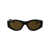 Prada Prada Sunglasses 19D01T BLACK YELLOW MARBLE