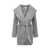 Tory Burch Tory Burch Midi Wool Coat With Monogram GREY