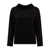 Max Mara 'S Max Mara "Gorizia" Knit Hoodie In Wool And Cashmere Black