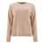 Max Mara 'S Max Mara "Kassel" Wool And Cashmere Sweater With Logo Beige