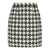 5 Progress 5 Progress Houndstooth Mini Skirt WHITE