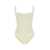 Bottega Veneta Bottega Veneta Nylon Bodysuit Beige