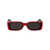 CUTLER & GROSS Cutler & Gross Sunglasses RED ON BLACK