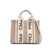 Chloe Chloé Woody Small Canvas And Leather Tote Bag POWDER