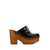 Chloe Chloé Jeannette Leather Clogs Black