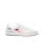 Balmain Balmain Sneakers In Calfskin, Suede And Leather BLANC/ROUGE