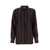 Fendi Fendi Striped Silk Shirt BROWN