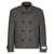 Dolce & Gabbana Dolce & Gabbana Short Double-Breasted Wool Coat GREY