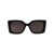 Gucci Gucci Sunglasses 001 BLACK GOLD GREY