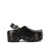 Jil Sander Jil Sander Leather Clogs With Studs Black