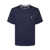 Brunello Cucinelli Brunello Cucinelli Logo Cotton T-Shirt BLUE