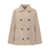 Brunello Cucinelli Brunello Cucinelli Wool Double-Breasted Coat Beige