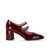 CAREL PARIS CAREL PARIS MARY JANE ALICE BURGUNDY PUMP Red