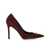 Elisabetta Franchi ELISABETTA FRANCHI ROUGE NOIR PUMP WITH LOGO Red