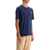 MAISON KITSUNÉ Chillax Fox Patch T-Shirt ECLIPSE BLUE