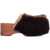 Acne Studios Wooden Clogs In Pony Hair MULTI BROWN