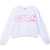 GCDS Sweatshirt Cropped Girl WHITE