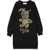 Philipp Plein Long Sleeve Dress Bear BLACK