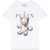 Philipp Plein Maxi T-Shirt Bear WHITE