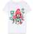 Stella McCartney Mushroom And Flower M/C T-Shirt WHITE