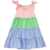 MIMISOL Multicolor Satin Dress MULTICOLOUR