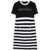 Balmain Logo Knit Dress And Stripes MULTICOLOUR