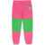 MINI RODINI Fleece Panel Trousers PINK