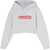 Palm Angels Cropped Hoodie GREY