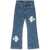 MINI RODINI Peace Where Danim Flared Jeans BLUE