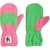 MINI RODINI Fleece Panel Gloves PINK