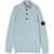 Stone Island Buttoned Pullover BABY BLUE