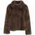 Silvian Heach Faux fur jacket Brown