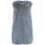 Herno Faux fur vest Blue