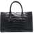 Michael Kors Croco handbag 'Scarlett' Black