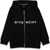 Givenchy Zipper Hooded Cardigan With Logo BLACK