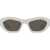 Bottega Veneta Hexagonal Sunglasses WHITE