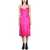 Acne Studios Satin Petticoat Dress FUCHSIA