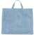 Acne Studios Denim Tote Bag With Logo AZURE