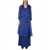 Max Mara Organza Tuxedo Duster BLUE