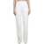 Max Mara Cotton Crêpe Pants. WHITE