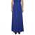 Max Mara Wide Silk Tuxedo Pants BLUE